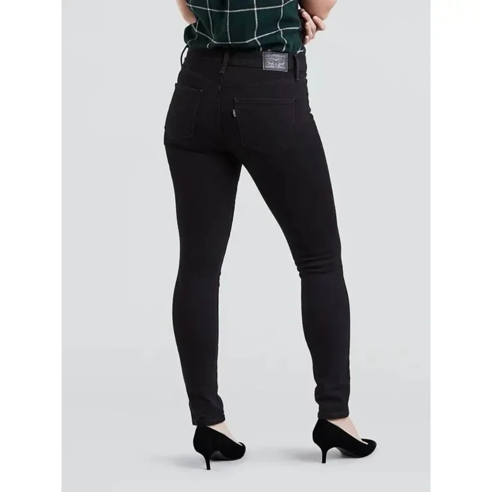 NWT Womens Levi’s Levis Original Black Rinse  311 Shaping Skinny Jeans - 31 12S - Picture 3 of 6